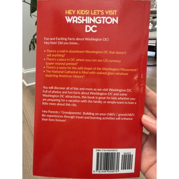 Hey Kids! LetS Visit Washington DC By Teresa Mills  Fun Facts & Discoveries  Chi - Picture 2 of 3
